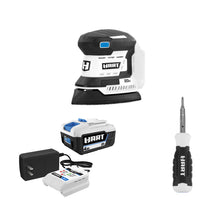 (1) 20V Detail Sander
(1) 60 Grit Sandpaper
(1) 120 Grit Sandpaper
(1) 240 Grit Sandpaper
(1) 9-in-1 Screwdriver
(2) 20V 4.0Ah Batteries
(1) 20V Fast Charger